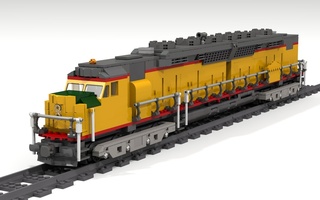 Набор LEGO MOC-19164 Union Pacific EMD DDA40X