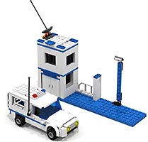 Набор LEGO Полицейский участок и фургон для перевозки заключенных