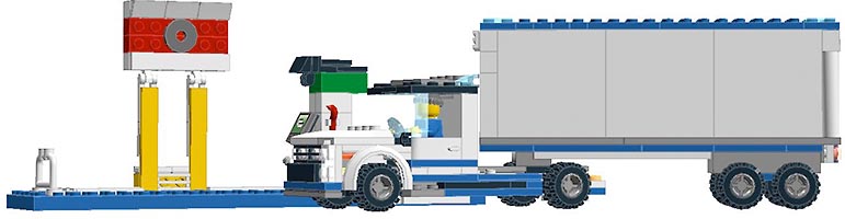 Набор LEGO Грузовик на заправке
