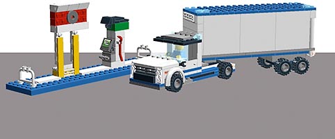 Набор LEGO Грузовик на заправке