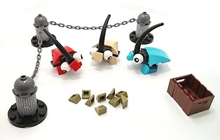 Набор LEGO Курятник с астро-цыплятами Стефани