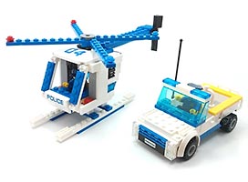 Набор LEGO Полицейский вертолет и грузовик
