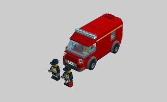 Набор LEGO MOC-20700 Ambulance Pompiers