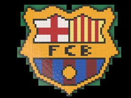 Набор LEGO Football Club Barcelona logo