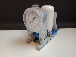Набор LEGO MOC-20813 Pneumatic Gauge, Cylinder and Valve Build State 1