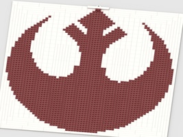 Набор LEGO Star Wars Rebel Logo Wall Art