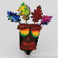 Набор LEGO AKU AKU Pixelart MOC