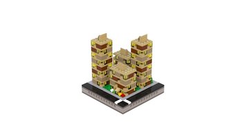 Набор LEGO T77 Micropolis - Brick Yellow Residential Court