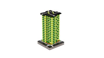 Набор LEGO T77 Micropolis - Yellowish Green Apartments
