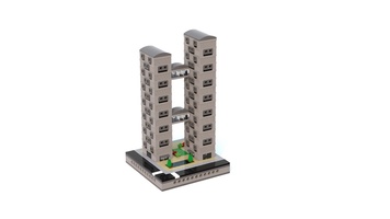 Набор LEGO T77 Micropolis - Two Towers Bridge Apartments