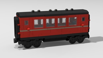 Набор LEGO MOC-21387 Hogwarts Express 75955 Wagon with doors
