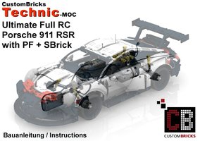 Набор LEGO MOC-21398 Ultimate RC 42096 with SBrick + PF Lights