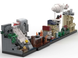 Набор LEGO MOC-21572 Indiana Jones Skyline Architecture