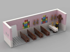 Набор LEGO MOC-21697 Wedding chapel