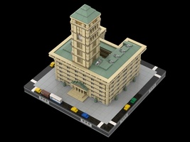 Набор LEGO MOC-21804 Micropolis City Hall