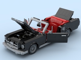 Набор LEGO MOC-21809 1964 1/2 Mustang Black/Red