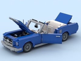 Набор LEGO MOC-21810 1964 Mustang Blue/white