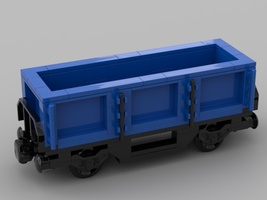 Набор LEGO MOC-21816 Open Freight Wagon Blue