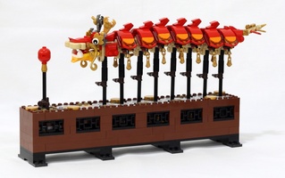 Набор LEGO Smooth Motion Dragon Dance Modification
