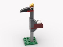 Набор LEGO Black Crowned Crane