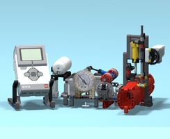 Набор LEGO MOC-21981 EV3 Intelligent Valve Positioner
