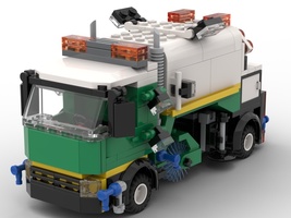 Набор LEGO MOC-22023 Cleaning, vacuum machine road