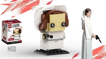 Набор LEGO Mod - Brickheadz - Princess Leia Organa