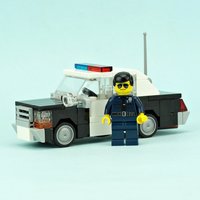 Набор LEGO MOC-22207 Old police car Ford Crown Victoria