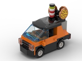 Набор LEGO MOC-22221 Pizzeria (The Lighthouse Pizza) Delivery Car