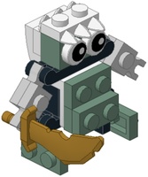 Набор LEGO MOC-22225 MiniBuild-002 Goblin Warrior