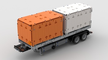 Набор LEGO MOC-22292 42078 Mack Anthem Container Trailer