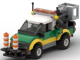 Набор LEGO MOC-22342 PickUp for the power-line and lamp post