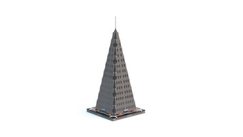 Набор LEGO T77 Micropolis - Pyramid Tower Office Building