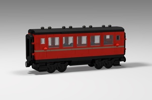 Набор LEGO MOC-22389 Hogwarts Express 75955 Wagon with doors (fixed)