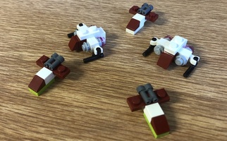 Набор LEGO Tiny Arc-170 and LAAT