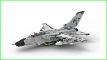 Набор LEGO MOC-22433 Panavia TORNADO | 1:32 Minifigure Scale