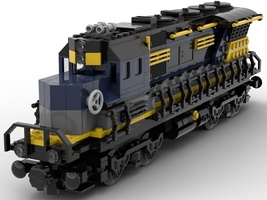 Набор LEGO MOC-22441 Train engine (Large end engine)