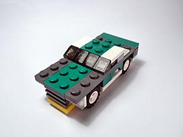 Набор LEGO Маслкар зеленый с серым (Мускулистая машина)
