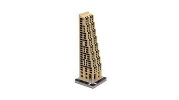 Набор LEGO T77 Micropolis - Brick Yellow Tower Apartments