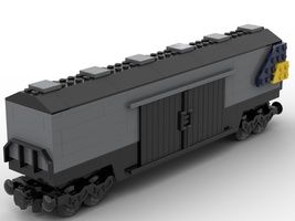 Набор LEGO MOC-22475 Wagon container with sliding doors