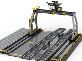 Набор LEGO MOC-22480 Crane in the docking train station
