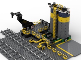 Набор LEGO MOC-22513 Octan&#39;s fuel dock depot for train