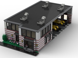 Набор LEGO MOC-22532 Garage for contractor of Vilivi City