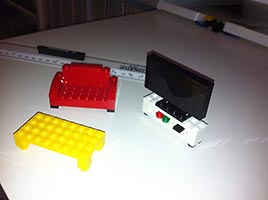 Набор LEGO Диван и телевизор