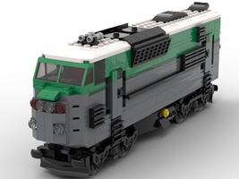 Набор LEGO MOC-22551 Train engine for transit