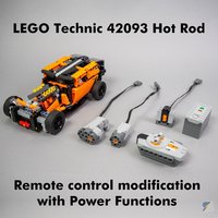 Набор LEGO MOC-22577 Technic 42093 Hot Rod RC mod