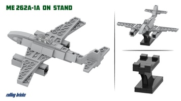 Набор LEGO Messerschmitt ME 262A-1A on Display Stand