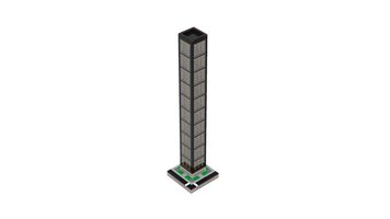 Набор LEGO T77 Micropolis - Black Tower Office Building