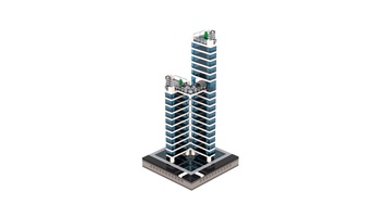 Набор LEGO T77 Micropolis - Pool Towers Apartments