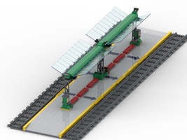 Набор LEGO MOC-22682 Station transit for tramway (Version 2)